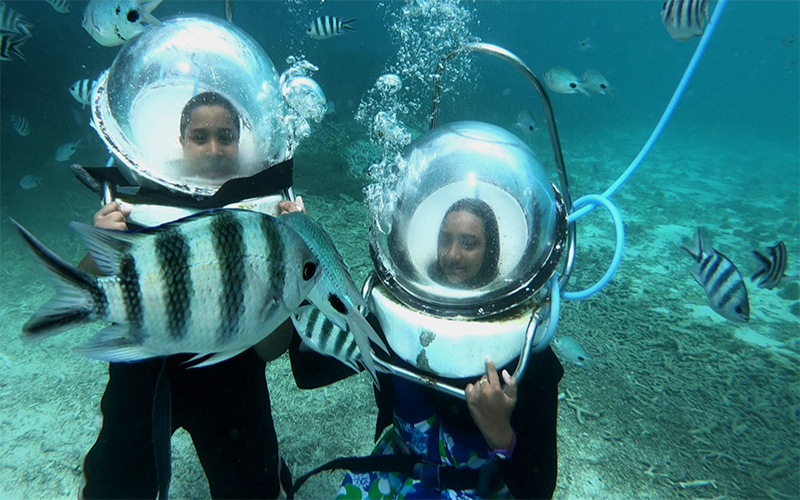 underwater